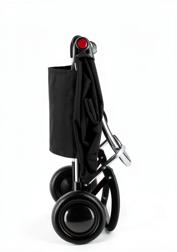 Rolser Big Tweed 2 Wheel Foldable Shopping Trolley - Black-4