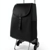 Black Shopping Cart Honshine 6 Wheel Alum Frame Waterproof Bag 150lb-3