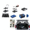 2 Tier Folding Shopping Cart LALFPET 198lb Capacity Removable Basket-6