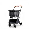 Personal Shopping Cart ROODO Foldable Aluminum Cart Detachable Basket-8