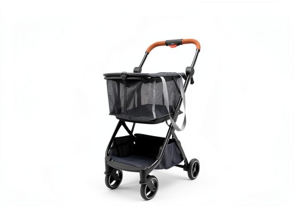 Personal Shopping Cart ROODO Foldable Aluminum Cart Detachable Basket-8