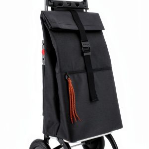 Rolser Big Tweed 2 Wheel Foldable Shopping Trolley - Black-0