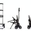 Black Shopping Cart Honshine 6 Wheel Alum Frame Waterproof Bag 150lb-5