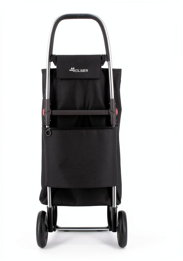 Rolser Big Tweed 2 Wheel Foldable Shopping Trolley - Black-2