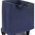 Small Collapsible Shopping Cart HOSDZOU Blue3 Foldable Design-0