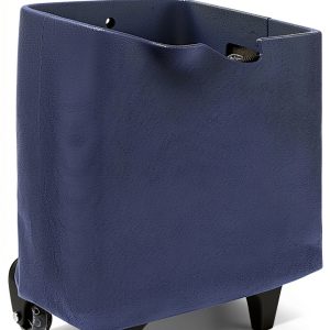 Small Collapsible Shopping Cart HOSDZOU Blue3 Foldable Design-0