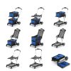ModernEaze 9in1 Folding Shopping Cart Wheels 2 Tier 198lb Capacity-2