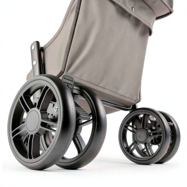 Folding Shopping Cart with Wheels, 80lbs Multi Use Grocery Carts by-2
