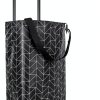 Small Collapsible Shopping Cart HOSDZOU Black Expandable Bag Aluminum-0