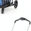 ModernEaze 9in1 Folding Shopping Cart Wheels 2 Tier 198lb Capacity-4