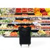 Collapsible Shopping Cart HOMSFOU Foldable Grocery Trolley with Wheels-6